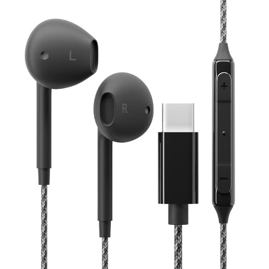 Amazon.co.jp: Premium Style USB Type-C ステレオイヤホン タフ